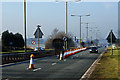 Cones on the East Lancs Road