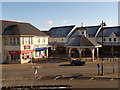 Caerphilly: looking across Castle Street towards the shops