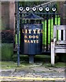 Litter & dog waste bin