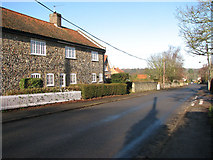 TL8786 : The Street through the village of Croxton by Evelyn Simak
