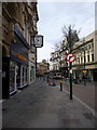 Newport: H. Samuel clock in Commercial Street