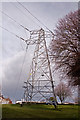 Hillside pylon at Efford - Plymouth