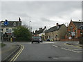 Mini roundabout near the centre of Faringdon