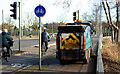 J3371 : Street sweeper, Stranmillis, Belfast (2) by Albert Bridge