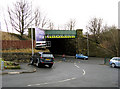 Colne:  Railway bridge over Primet Hill