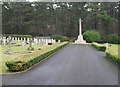 Path within Bordon Military Cemetery