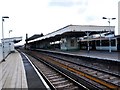 Looking south along Platform One at Battersea Park Station