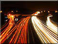 Junction 15 M4 by night, Swindon