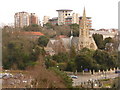 Bournemouth: elevated view of Richmond Hill St. Andrew?s