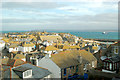 St Ives roofscape from the Tate Gallery