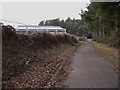 Pathway on MoD land near Whitehill