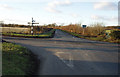 NY3352 : Crossroads between Baldwinholme and Great Orton by Tom Howe