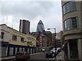 View of the Gherkin from Cobb Street