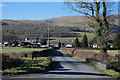 Minor road approaching Pennal from the south east