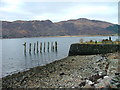 The remains of Ballachulish Pier