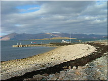 NM9045 : Jetties at Port Appin by Dave Fergusson