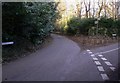 Junction of Frensham and Wishanger Lanes