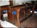 Choir stalls within St Mary, East Worldham