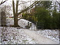 Footbridge over the River Sherbourne