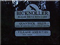 Bicknoller Village sign