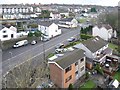 Maesycwmmer from the viaduct