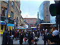 Market stalls and Gilgamesh Bar opposite Camden Lock