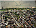 Aerial view of Southend seafront: Leigh Cliffs and Cliff Parade