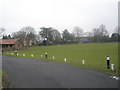 Looking towards the pavilion within Churt Recreation Ground