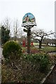 Village sign, Shackleford