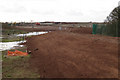SP3671 : Earth bund, Bubbenhall landfill site by Robin Stott