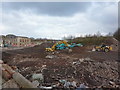 Tiding up after the demolition of Woodnook Mill