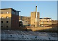 Evening sun on North Hants Hospital