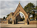 Bassaleg Road entrance to St Woolos Cemetery, Newport