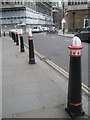 Distinctive City bollards in Mark Lane