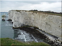 SZ0582 : Purbeck : The Pinnacles & Chalk Cliff Faces by Lewis Clarke