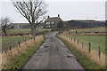 Footpath and track to Moor House Farm