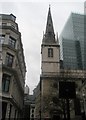 TQ3380 : The distinctive spire of St Margaret Patten's, Eastcheap by Basher Eyre
