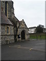 The west door at St Andrew the Apostle