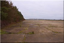SP6309 : The runway at the former Oakley Airfield by Steve Daniels