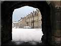 Alnwick: early-morning snow