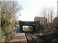 Looking east from Birchgrove railway station, Cardiff