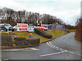 Service area, A55 westbound