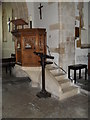 The pulpit at St Andrew, Oving