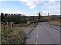 The A396 Cutcombe Hill just north of Wheddon Cross