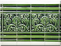 Belsize Park tube station - wall tiles in the ticket hall