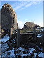 Steps into Caergwrle Castle