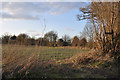 A view across farmland from the junction of Butt Lane and Dogden Lane - Manuden -