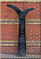 SP0786 : National Cycle Network route 5 milepost, Hurst Street by P L Chadwick