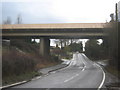 Warehorne Road under the A2070