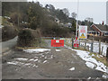 Rifle range entrance at Bwlch-y-Rhiw